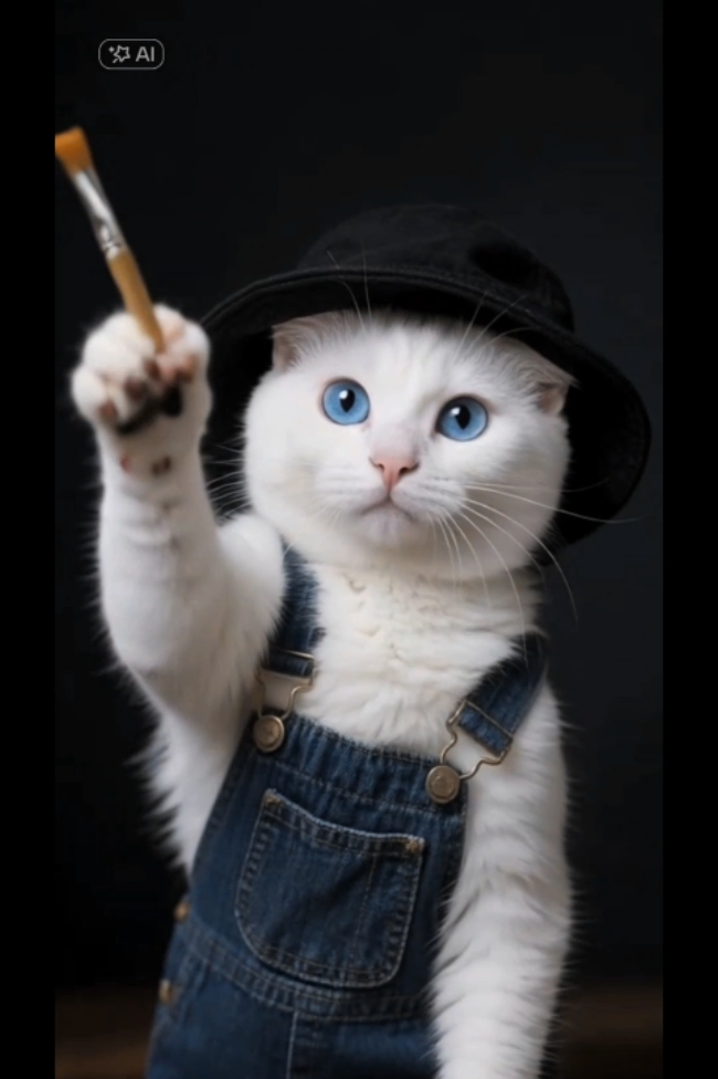 Pintura de gato