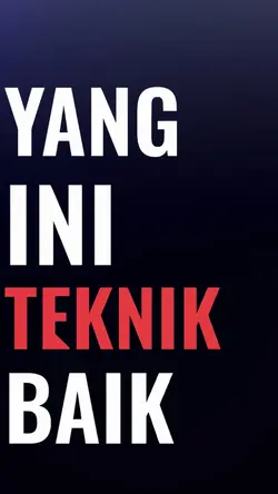 YANG INI TEKNIK BAIK
