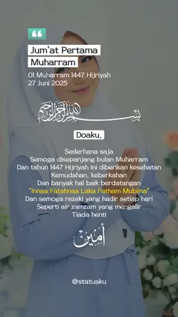 Jum'at 01 Muharram