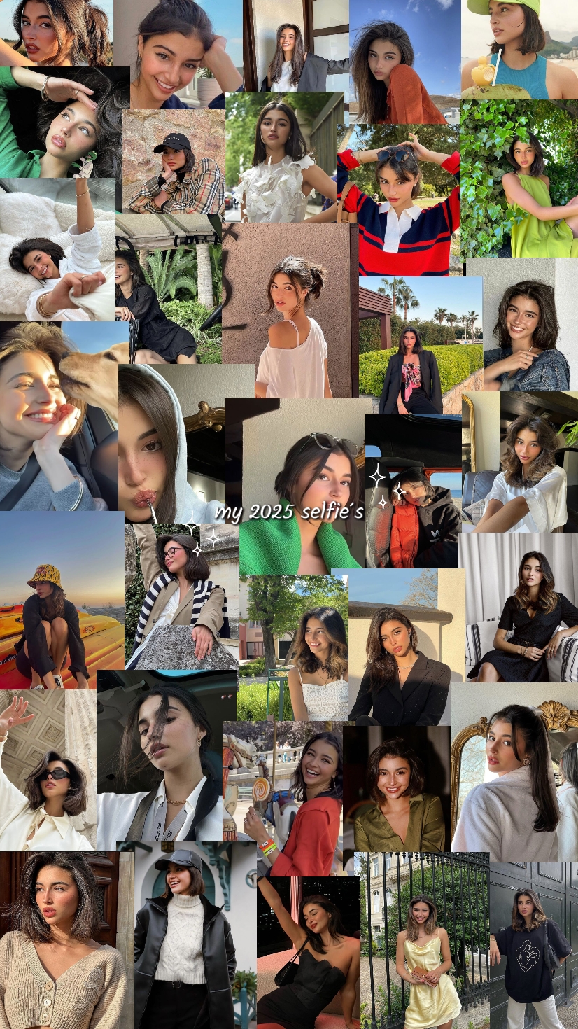 Resumen del collage de selfies