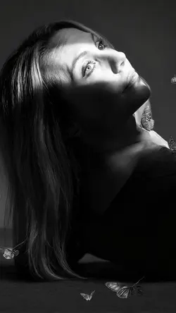 Black and white