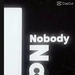 I see nobody but..u