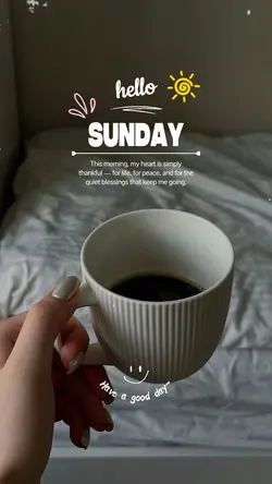 Hello Sunday 🌞
