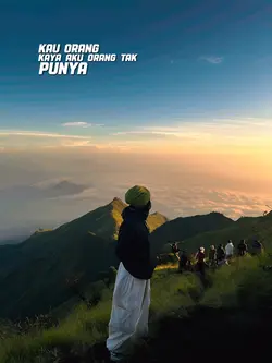 kau orang kaya aku