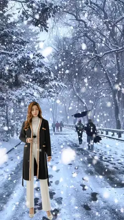 Ghép Cảnh Tuyết Rơi