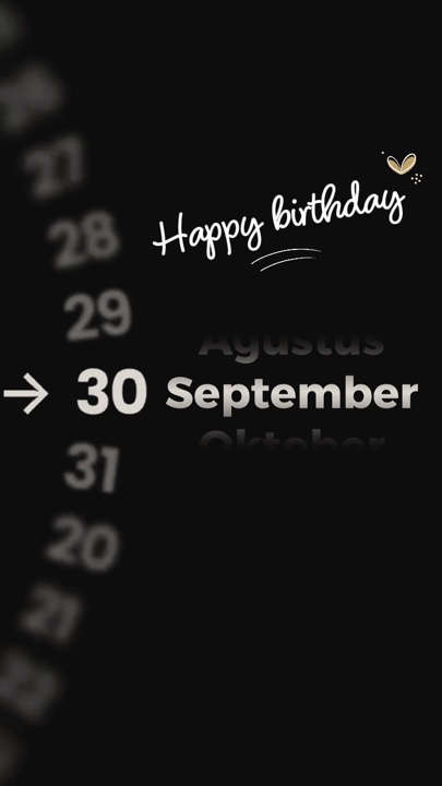 September birthday 