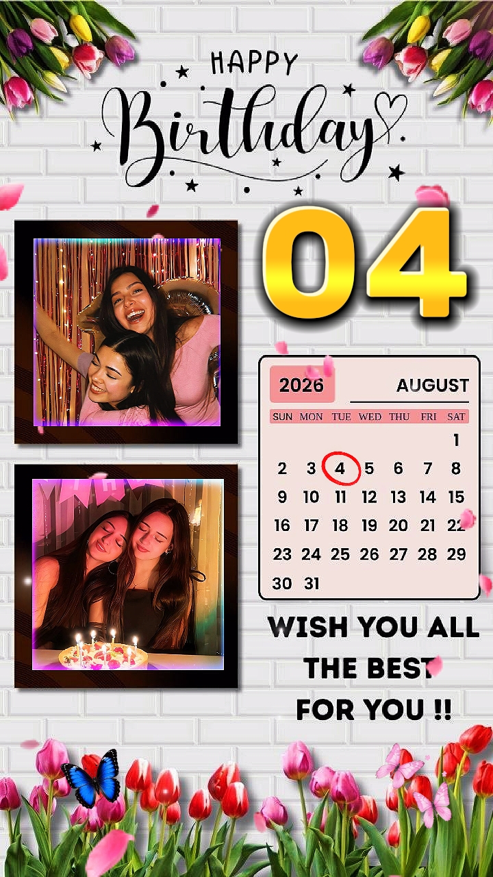 HBD 04 de agosto de 2026
