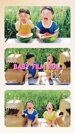 Baby film roll 6 pic