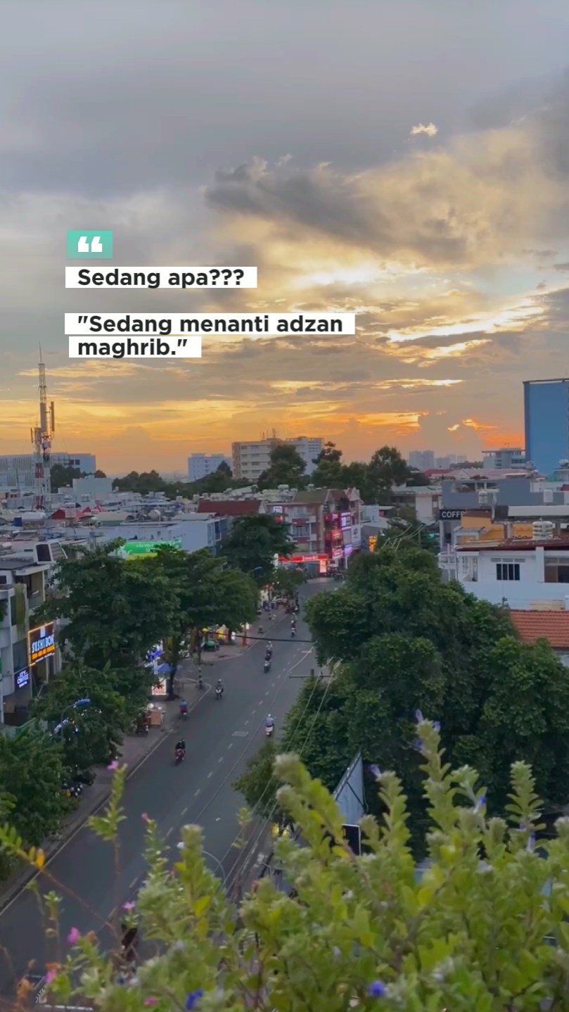 menanti adzan maghri