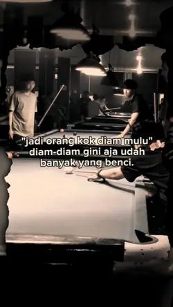 Jadi orang kok diam