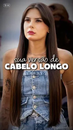 Cabelo longo 👱‍♀️