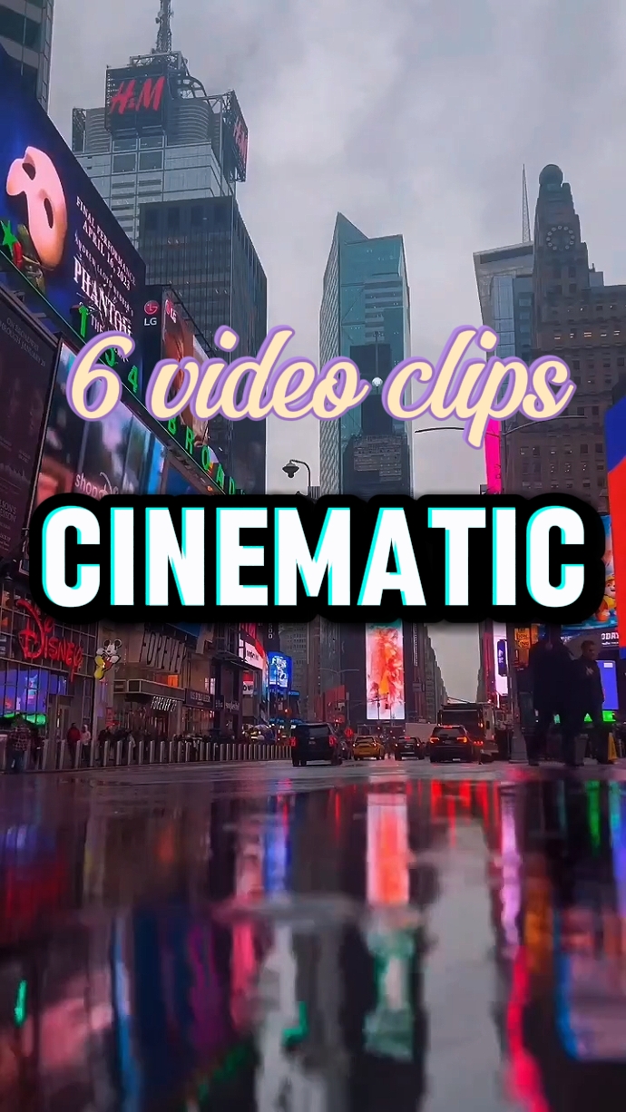 6 clips cinematográficos