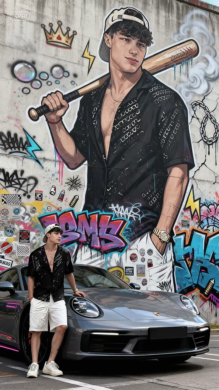 Tendência Graffiti Wall 