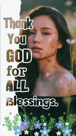 THANK YOU GOD