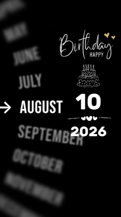 AMOR DE FELIZ CUMPLEAÑOS 10 DE AGOSTO
