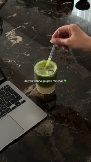 Grab matcha? 💚