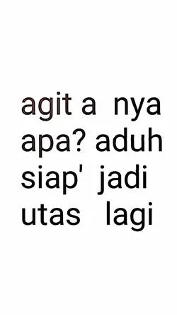 aduh siap' jadii