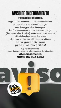 AVISO ENCERRAMENTO