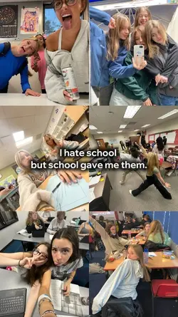 i hate school but 