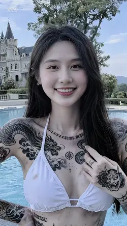 Ghép ảnh xăm mình