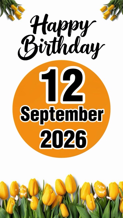 12 sept birthday 
