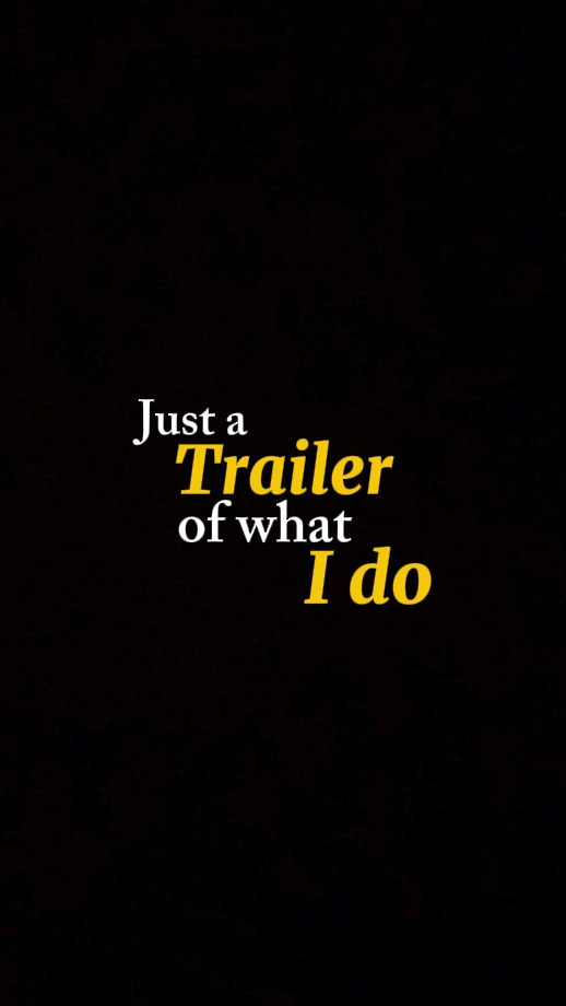 Trailer de lo que hago
