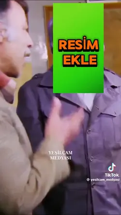 Yeşil ekran şablon