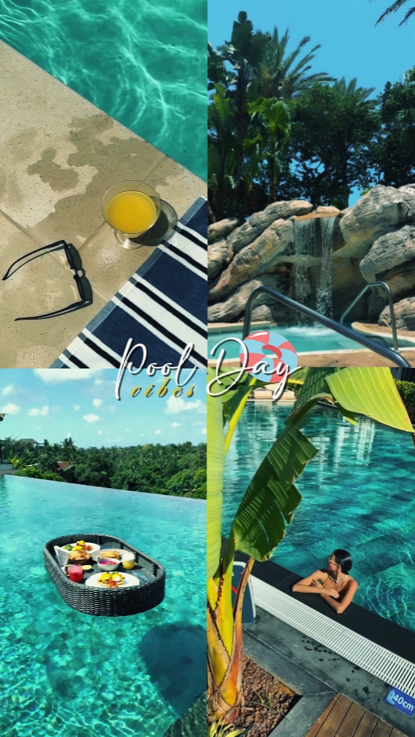Ambiance du jour de la piscine