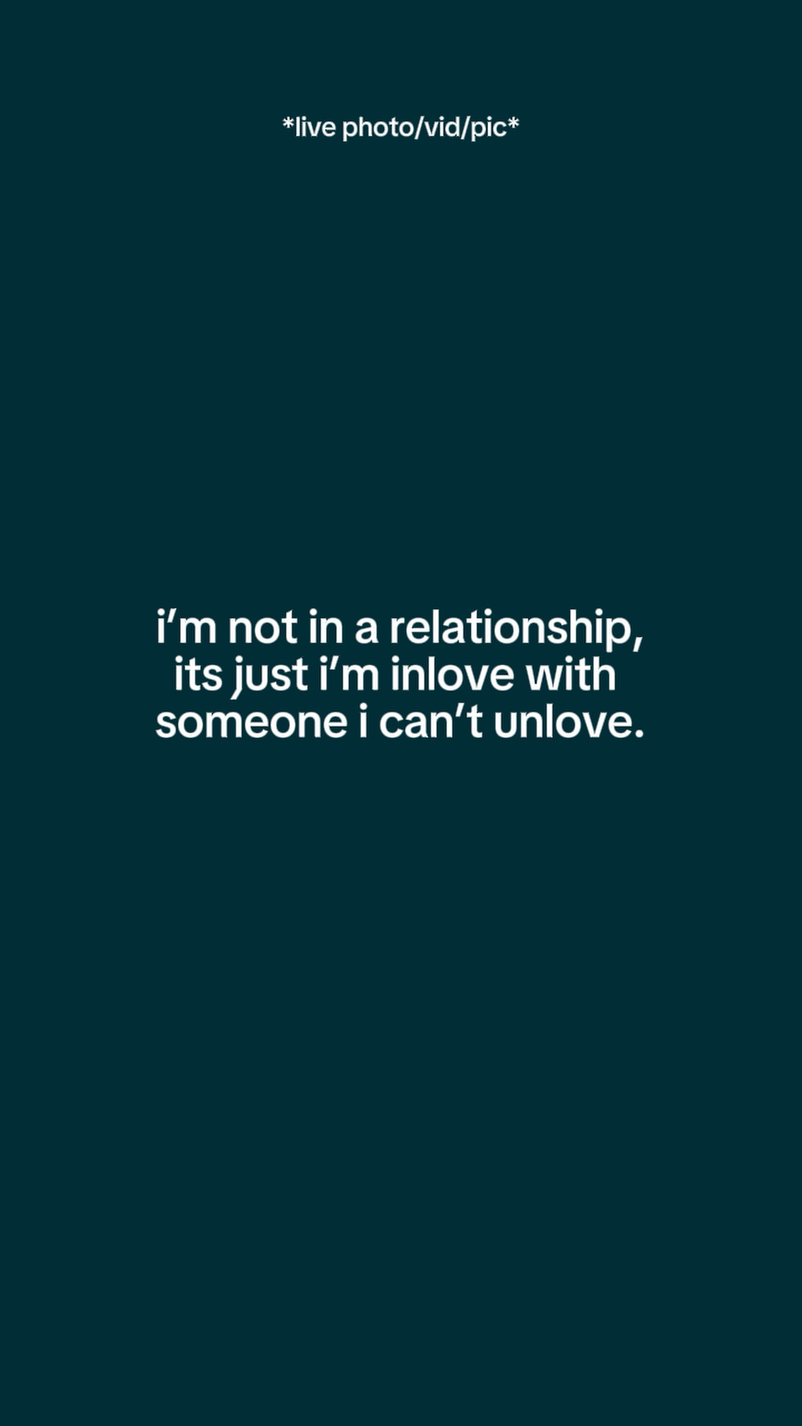 its just i’m inlove