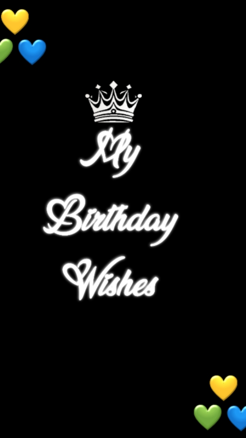 Mes souhaits d'anniversaire