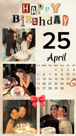 HBD 25 APRIL 
