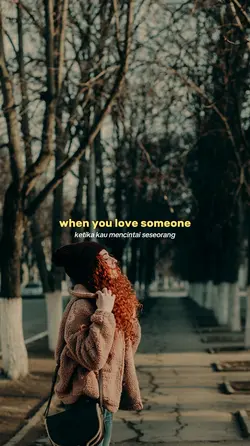 you love someone 