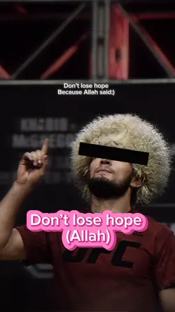 Don’t loose hope