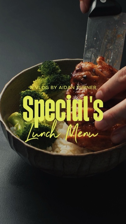 Special Lunch Menu