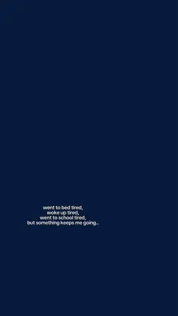 but something keeps