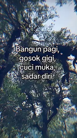 bangun pagi gosok