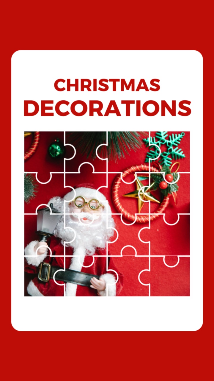 Las decoraciones navideñas muestran el estilo TikTok a juego con los ritmos 