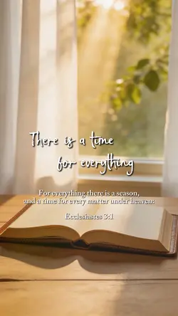 Time for everything