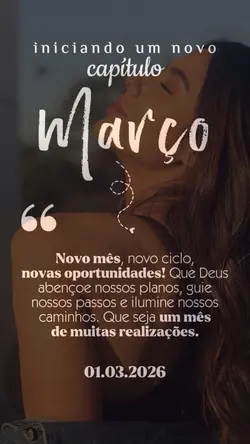 Bem Vindo Março 