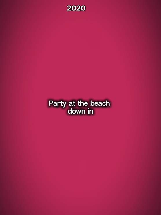 party at the beach 