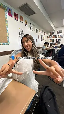 no phones at school