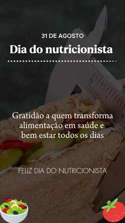 Dia do nutricionista