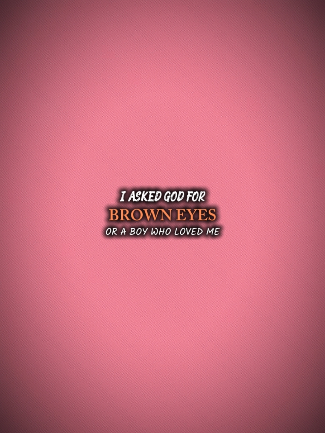 Braune Augen