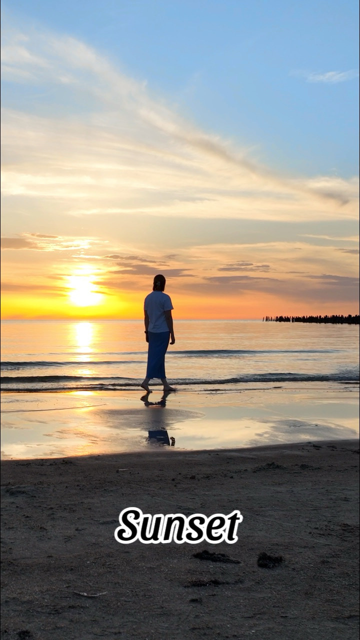 Coucher de soleil cinématographique