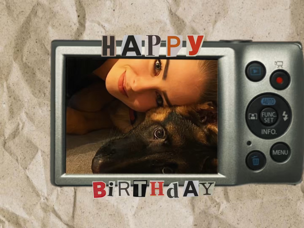 Happy birthday dog