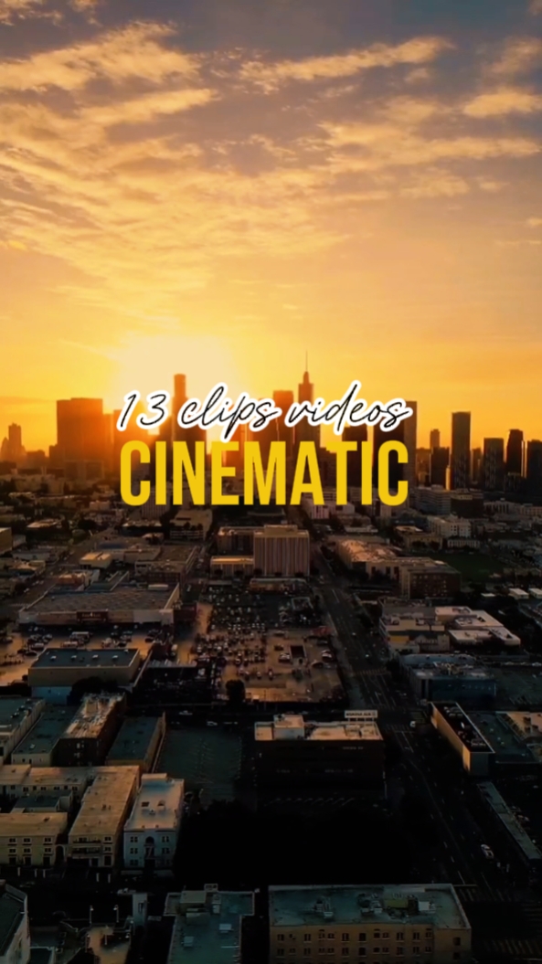 13 clips cinematic 