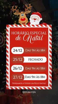 Horários de Natal
