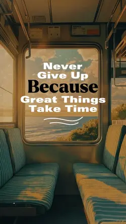 Never give up