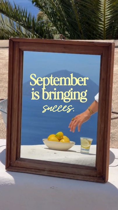 Septembre apportant