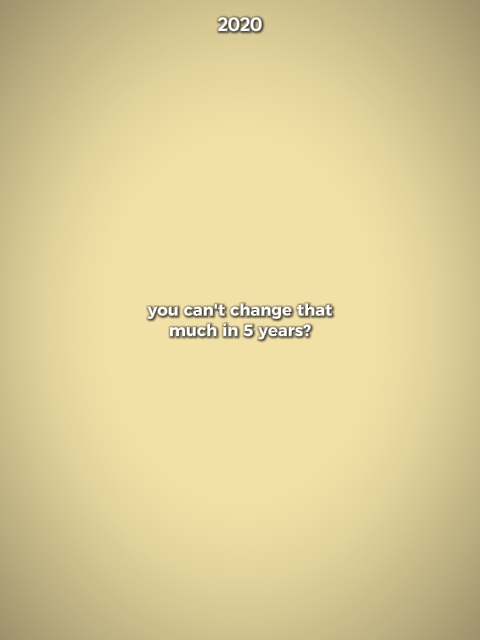 u cant change that